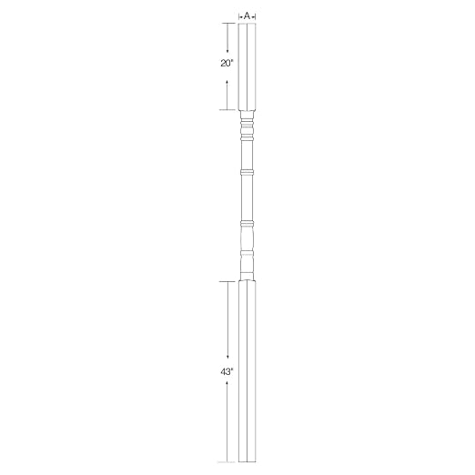 8' 8"H x 5-1/4"W&D Premium Colonial Quickpost Kit, 000 lbs Load Bearing Capacity - Image 2