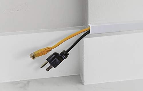 Easylife Tech Cable Raceway Kit – 10 ft White Self‑Adhesive Cable Management - Image 7