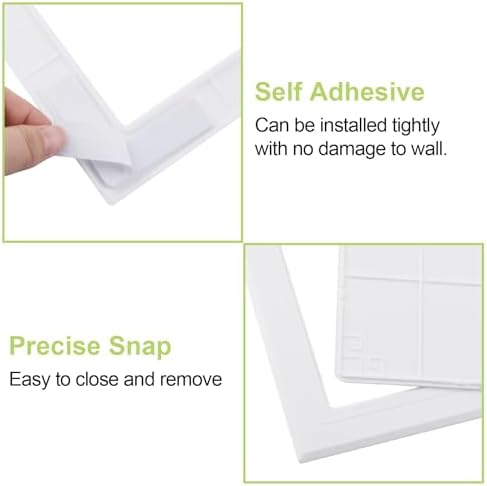 Self Adhesive Access Panel for Drywall 6 x 8 inch Surface-Mounted Wall Hole - Image 4