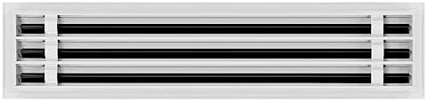 BUILDMART - 26x6 White Modern AC Vent Cover - Decorative Air Vent - Standard - Image 2