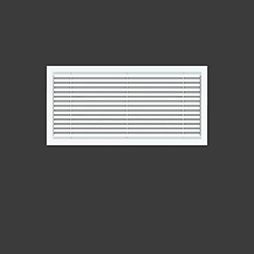 Linear Bar Air Grille 16" X 8", Aluminum Air Supply/Return Grilles, Easy Air by Powrocket
