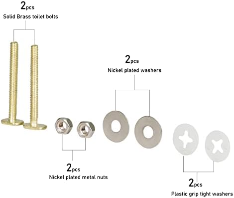 Raven T-KCDC-738534 Brass Closet Bolts - Image 2