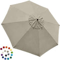 EliteShade USA 9ft Replacement Covers 8 Ribs Market Patio Umbrella Canopy Cover by EliteShade