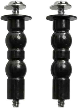 2 Pcs THU651N Toilet Seat Screws Bolts, Expanding Rubber Hinge Screw Kit by Unknown