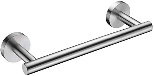 Nolimas 9 Inch Silver Bath Hand Towel Bar SUS 304 Stainless Steel Towel Rod by Giveyourbathroomanewlook