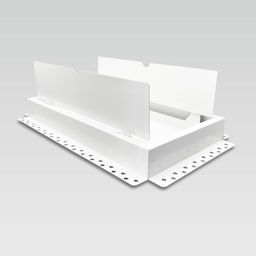 8x14 Inch Steel Recessed Flush Wall Vent Cover - Image 4