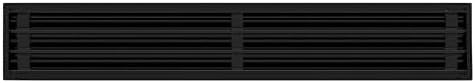 BUILDMART - 36x6 Modern AC Vent Cover - Decorative Black Air Vent - Standard - Image 2