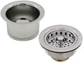 Westbrass CO2196-05 COMBO PACK 3-1/2" Post Style Large Kitchen Sink Basket by Westbrass