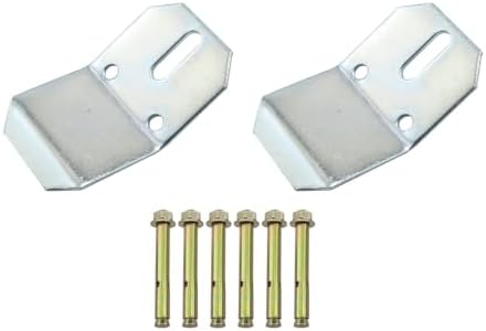 2PCS Silver Stainless Steel Wall Mounted Sink Hook Pool Installation Bracket by WELWIK