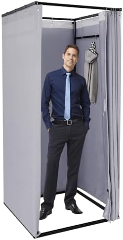 Clothing Store Fitting Room, Temporary Mobile Privacy Protection Room by Unknown