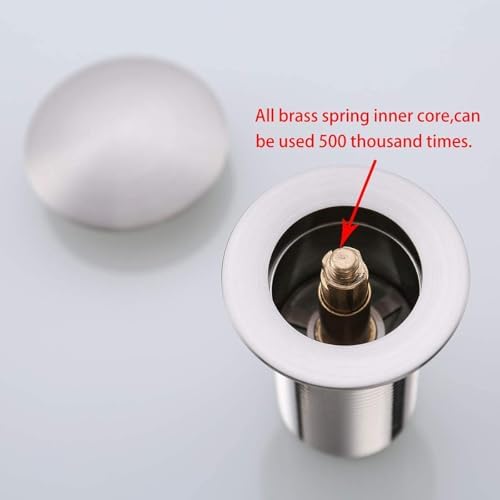 RANDOM Bathroom Faucet Vessel Vanity Sink Pop Up Drain Stopper Without Overflow. - Image 4