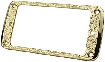Guyker Metal Flat Humbucker Cover, Pickup Mounting Ring Set - Image 4