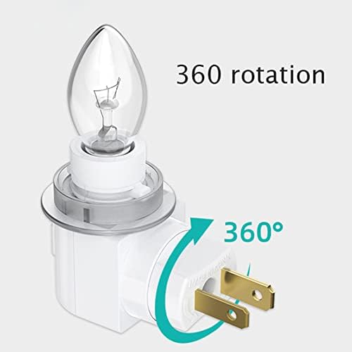 TWDRTDD Plug in Night Light, Adjustable E12 Base Socket Night Light - Image 6