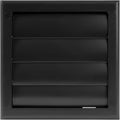 Plastic 4" Black Dryer Vent Cover by ECOPROVENT