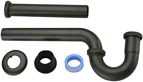 Brass P Trap, 1 1/4 Bathroom Basin Sink Waste Trap Drain Kit - Image 7