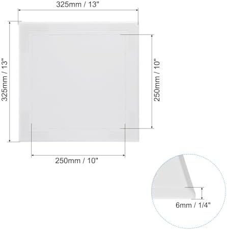 PATIKIL 10x10 inch Self-Adhesive Access Panel, ABS Plumbing Access Doors Easy - Image 2