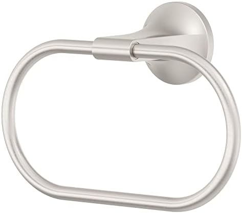 Pfister Pfirst Modern Spot Defense Brushed Nickel-Towel Ring by Pfister