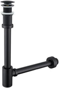 RANDOM Black Brass Bottle P Trap by RANDOM