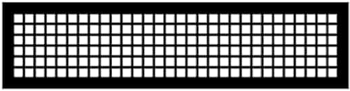"Reggio Register Square Series Pattern Floor Grille, Rust-Resistant Vent Cover by ReggioRegisterCompanyLLC