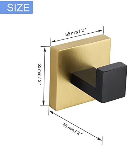 TQKAG Bathroom Towel Hook, 2 Pack Coat Robe Holder - Image 7