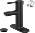Bathroom Faucet for 1 or 3 Holes, Matte Black by Greenspring