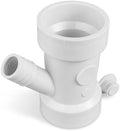 BlueStars 212332 Condensate Drain Pipe 1-1/2" x 1-1/2" x 3/4" by BlueStars