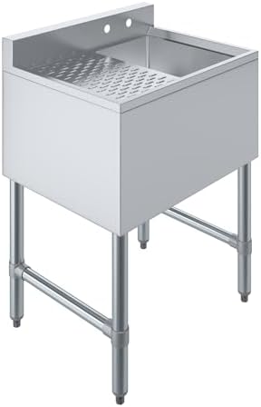 AmGood One Compartment Stainless Steel Under bar Sink by AmGood