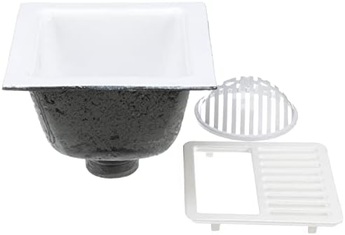 Zurn FD2375-NH3-H FD2375 12"x12" Floor Sink Body & Dome Strainer, - Image 4
