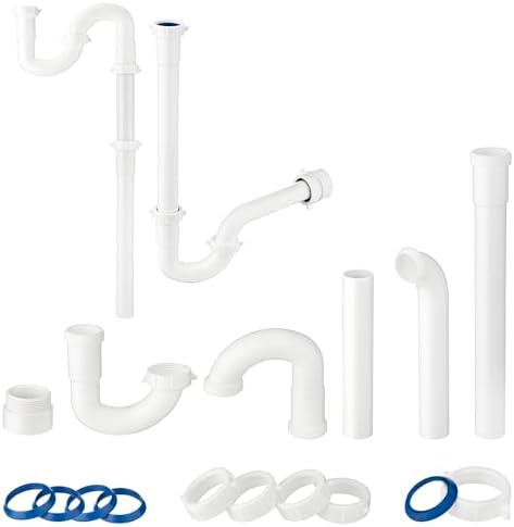 Yariwiz 1-1/4 inch White Bathroom Drain Kit by Yariwiz