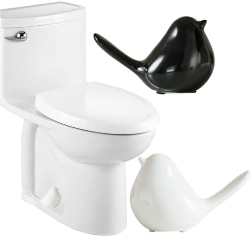 Ceramic Bird Toilet Bolt Covers Decorative Toilet Bolt Caps, Toilet Screw Cover by Unknown