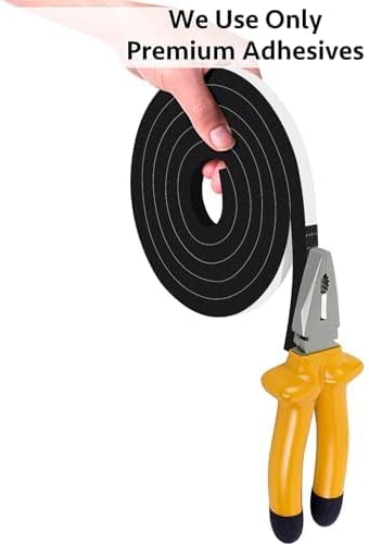 Square Weather Stripping for Doors & Extra Large Gaps, 1x1In | Seals Trailer - Image 2
