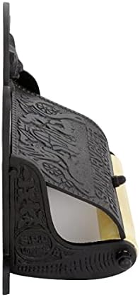 Renovators Supply Manufacturing Black Wall Mount Toilet Tissue Paper Holder - Image 5