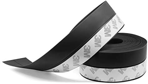 TAROSE Weather Stripping Door Seal, 33 Feet Long Black | Shower Door Seal Strip - Image 4
