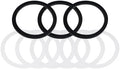 Kitchen Sink Gasket, 3-1/2" Drain Rubber & Paper Sealing Ring by Sepaitek