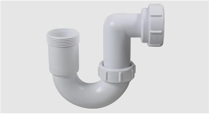 Talea Double Kitchen Sinks Drain Pipe Kit Drain Pipe Rear Hard Tube - Image 3