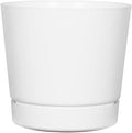 Novelty Majestic Full Depth Round Cylinder Pot, Glossy White by Novelty