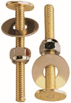 Plumb Pak PP835-150 1/4" Solid Brass Toilet Bolts, 20 x 2 1/4" - Image 2