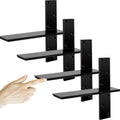 3/8" Thick Heavy-Duty Floating Shower Bench Brackets by Cuguords