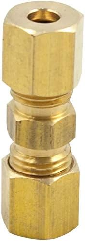 Pack of 2 Compression Brass Tube Fitting, 1/2" Tube OD x 1/2" Tube OD - Image 4