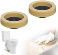 2 PCS Universal Extra-Thick Toilet Wax Ring, Heavy-Duty Wax Ring by iFealClear