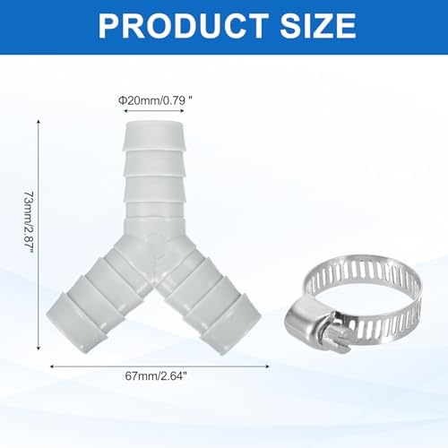 PATIKIL Washing Machine Hose Splitter Y-Type Reducer - Image 2
