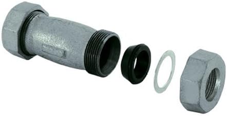 Eastman 4-1/8 Inch Long Pattern Compression Coupling, 3/4 Inch IPS, Galvanized by Eastman