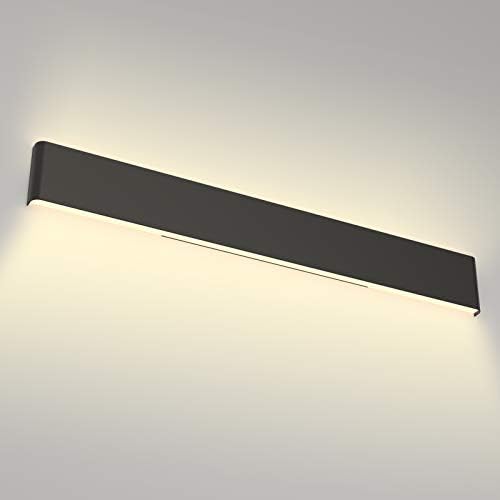 Aipsun 43.3in/40W LED Matte Black Modern Vanity Light Up and Down Wall Mount by Aipsun