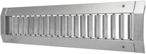 Vent Systems 17" x 3" Inch Galvanized Steel Louvered Air Return Vent Cover by VentSystems