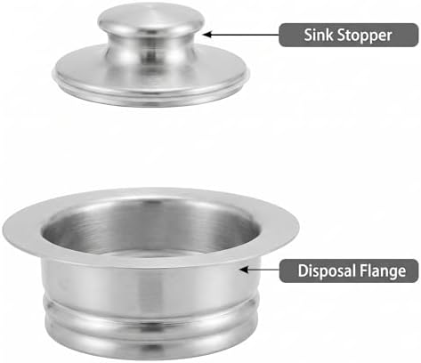 LQS Kitchen Sink Garbage Disposal Flange and Sink Stopper, fit 3-1/2 Inch - Image 5