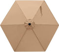 MASTERCANOPY Patio Umbrella 9 ft Replacement Canopy by MASTERCANOPY