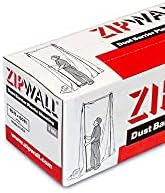 ZipWall PY50 Dust Barrier Plastic Sheeting, 3 mil & ZipDoor ZDS Standard Dust - Image 3