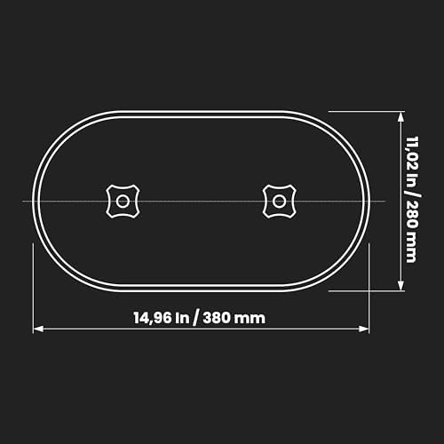 Repa Market 16'' x 12'' Inch Rectangular Duct Access Door, Square Ducting - Image 2