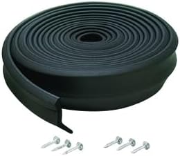 MD Building Garage Door Bottom Seal, 9ft x 2in x 1in | Premium Rubber - Image 3