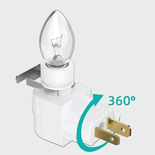 TWDRTDD Plug in Night Light, Adjustable E12 Base Socket Night Light - Image 3